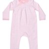 Baby Girl Strampler Gestreift